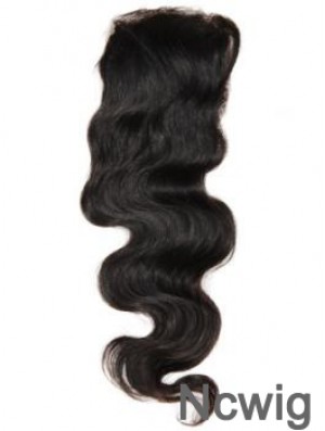 Online Black Long Wavy Lace Closures