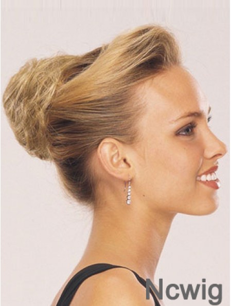 Blonde Red Wraparound Ponytail