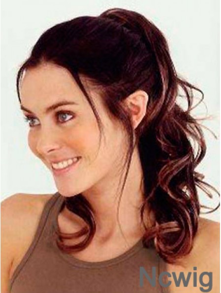 Trendy Wavy Auburn Ponytails