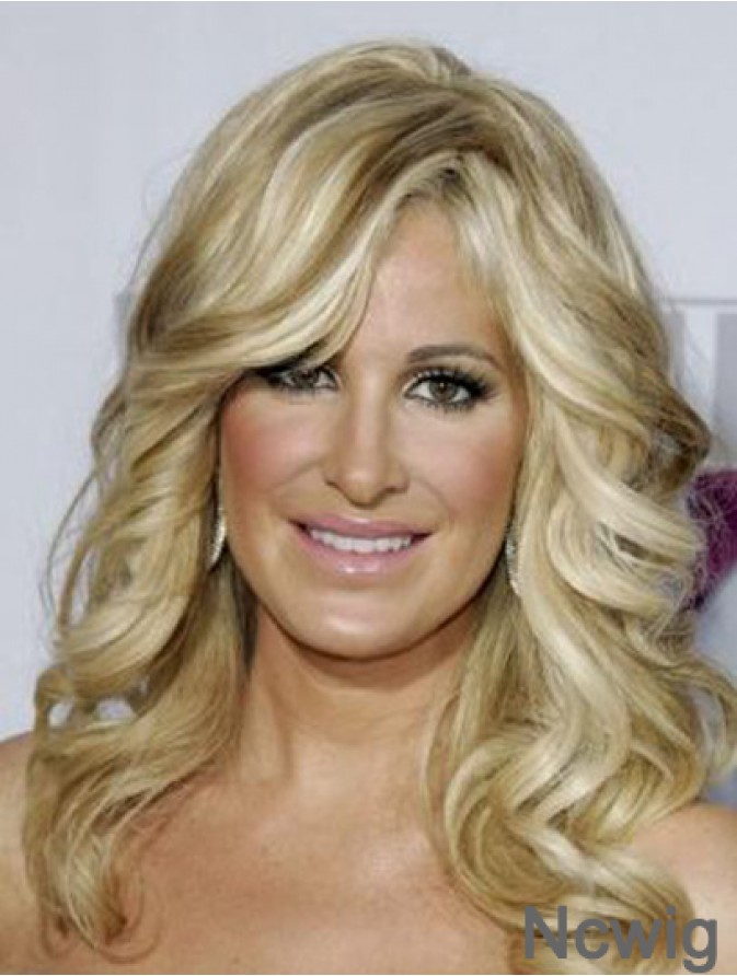 Kim Zolciak Wigs For Sale With Capless Long Length Blonde Color Human Hair ...
