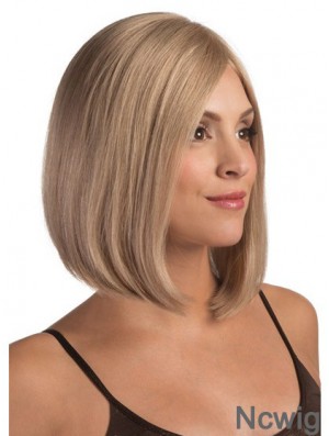 Lace Front Chin Length Straight Blonde Fashionable Bob Wigs