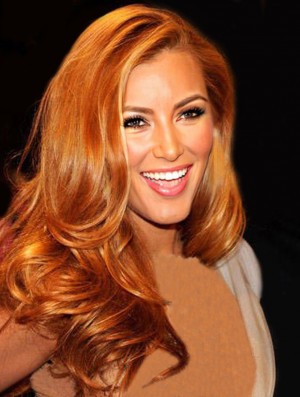 100% Human Hair Blake Lively Wigs Wavy Style Full Lace Cropped Color