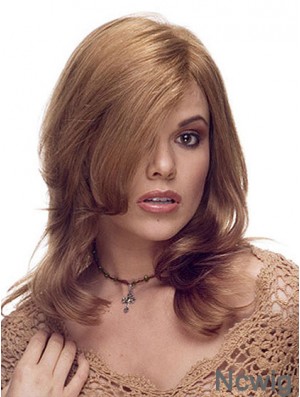 Lace Front Wavy Remy Human Hair Durable Long Wigs
