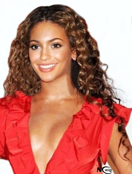 Long Curly African American Wigs Without Bangs Capless 20inch High Quality Beyonce Wigs