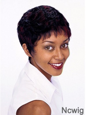 Short Wigs For African American Women Curly Style Auburn Color Bobcuts