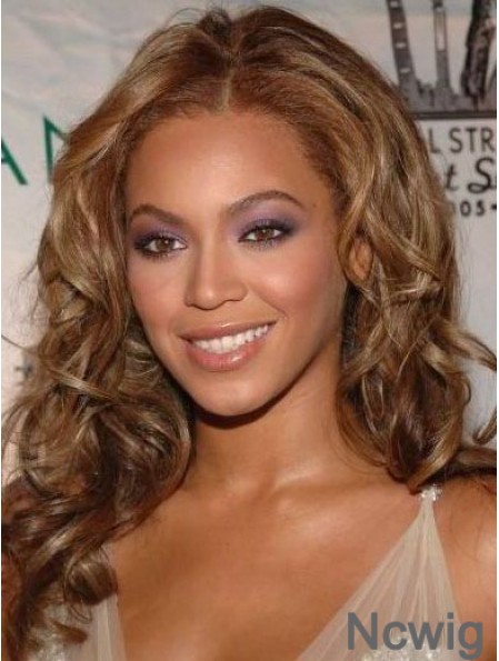 Long Wavy Without Bangs Lace Front 16 inch Beautiful Beyonce Wigs
