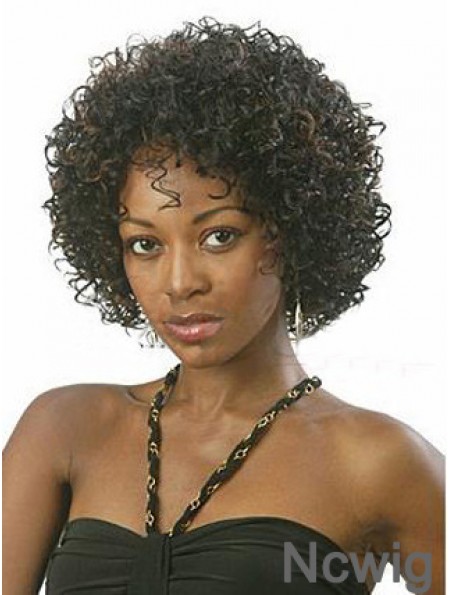 New 10 inch Chin Length Kinky Wigs For Black Women