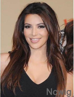 Auburn Straight Full Lace Suitable 20 inch Kim Kardashian Wigs