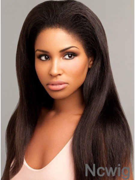 African Human Hair Wigs UK With Lace Front Yaki Style