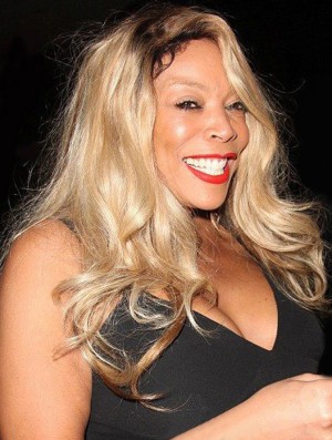 Without Bangs Wavy Blonde 20 inch Ideal Wendy Williams Wigs