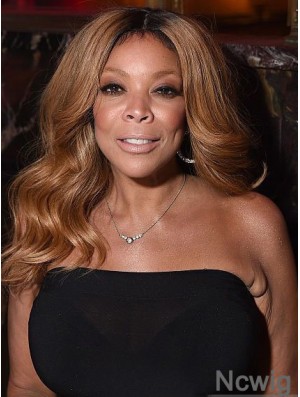 Without Bangs Wavy Blonde 18 inch Gorgeous Wendy Williams Wigs