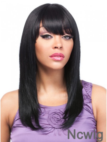 18 inch Black Lace Front Wigs For Black Women