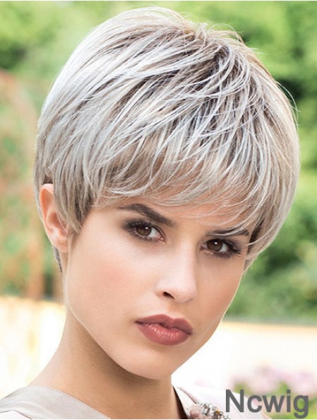 Fashion 6 inch Straight Boycuts Short Wigs