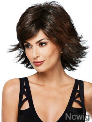 Auburn Chin Length Wavy Layered 10 inch Great Medium Wigs