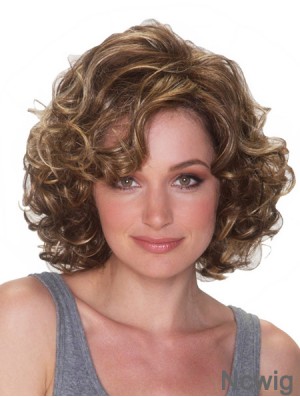 Cheap Wigs UK Synthetic Curly Style Chin Length Layered Cut