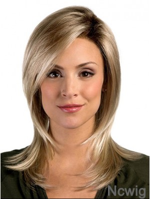 Good Synthetic Wigs UK With Capless Shoulder Length Straight Style