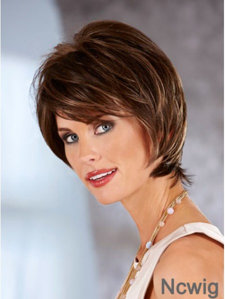 Straight Auburn Beautiful Chin Length Classic Wigs