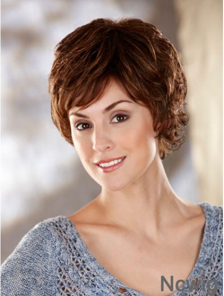 Wavy Brown Amazing Short Classic Wigs