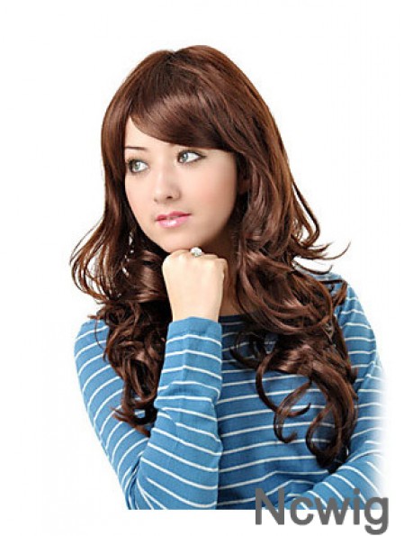 Long Layered Wavy Auburn High Quality Synthetic Wigs