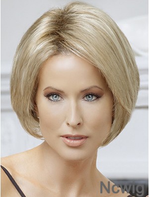 Bobs Blonde Straight Chin Length 10 inch Online Medium Wigs