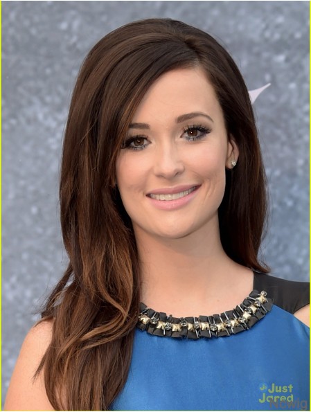 Brown 18 inch Beautiful Long Straight Without Bangs Lace Kacey Musgraves Wigs