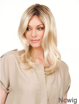 Wavy Without Bangs Long Blonde Perfect Wigs