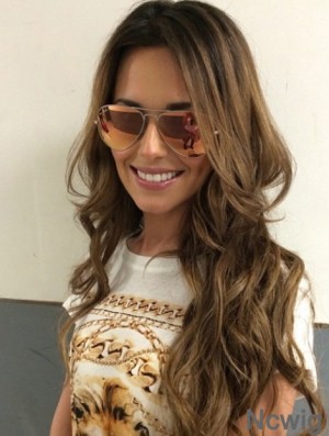 Style Brown 24 inch Wavy Long Layered Cheryl Cole Wigs