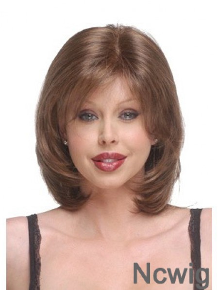 Capless Chin Length Straight Auburn Discount Bob Wigs