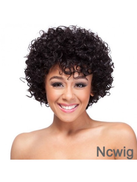 19 inch Classic Capless Synthetic Curly Wigs For African American Women