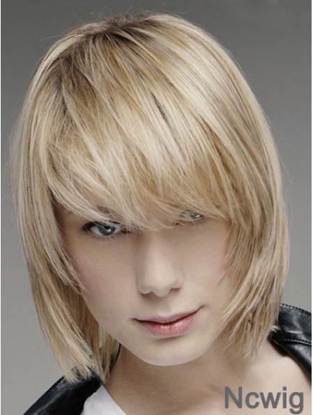 Brown Lace Front Straight Men Hand Tied And Mono Top Human Hair Wig