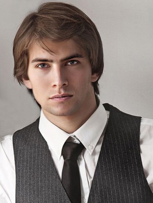 Short Blonde Straight Capless With Bangs Buy Wig Online For Men
