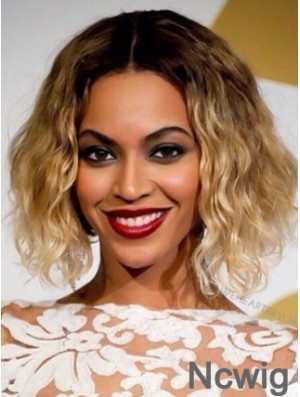 Ombre/2 tone Chin Length Wavy Bobs Full Lace 12 inch Beyonce Wigs