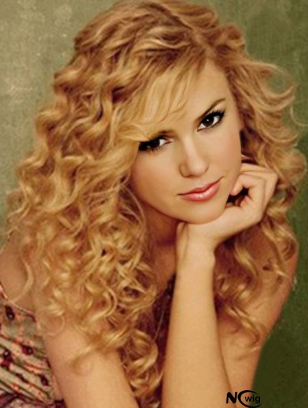 Taylor Swift Wigs With Bangs Remy Human Long Length