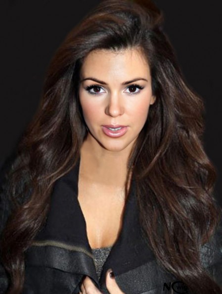 Auburn Wavy Lace Front Gorgeous 24 inch Kim Kardashian Wigs