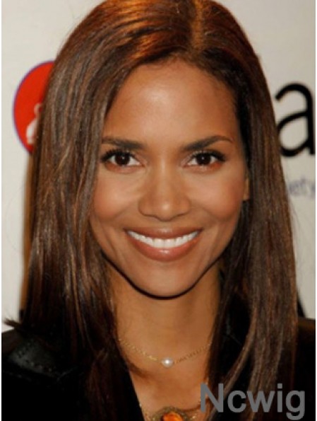 Full Lace Straight Layered Long Online 14 inch Halle Berry Wigs