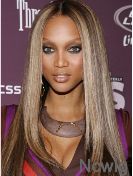 Tyra Banks Wigs UK With Lace Front Curly Style Remy Human