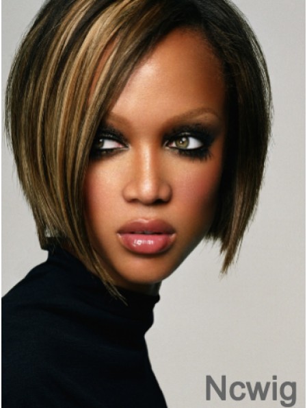Ombre/2 Tone Straight Bobs Lace Front 10 inch Fashion Tyra Banks Wigs