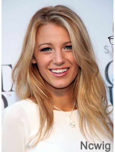 Great Blonde Long Straight 21 inch Without Bangs Blake Lively Wigs