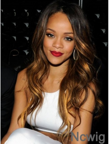 Ombre/2 Tone Wavy Layered Lace Front 22 inch High Quality Rihanna Wigs