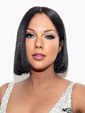 Capless Bobs Straight Chin Length Black Top Toni Braxton Wigs