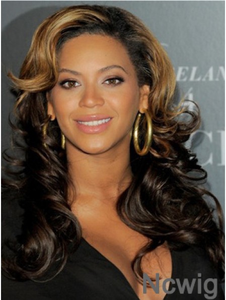 Ombre/2 tone Long Wavy Without Bangs Lace Front 20 inch Beyonce Wigs