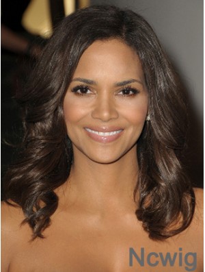 Full Lace Wavy Layered Long Flexibility 16 inch Halle Berry Wigs