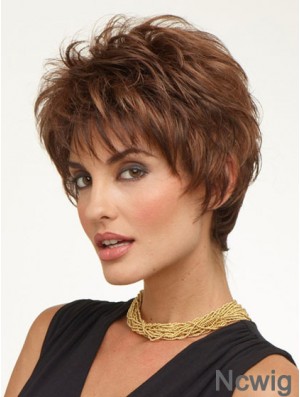 Synthetic Cropped Wavy Capless Online Wig Shop