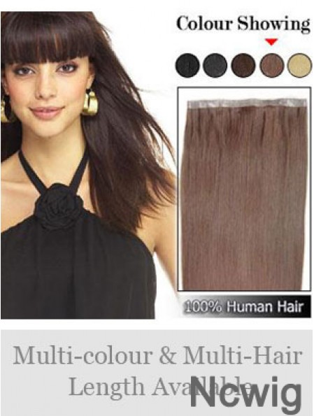 Straight Remy Human Hair Auburn Discount Weft Extensions