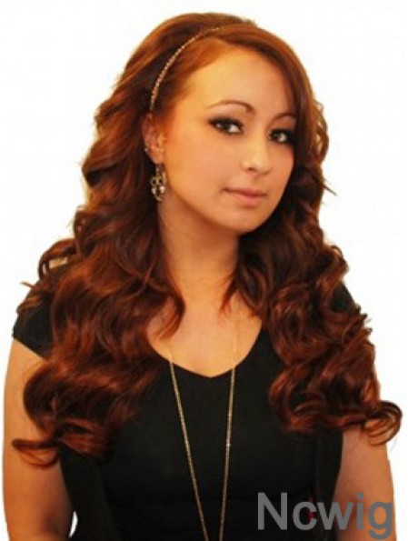 Wavy Remy Human Hair Auburn Gorgeous Weft Extensions