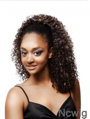 Style Brown Synthetic Curly Hair Falls