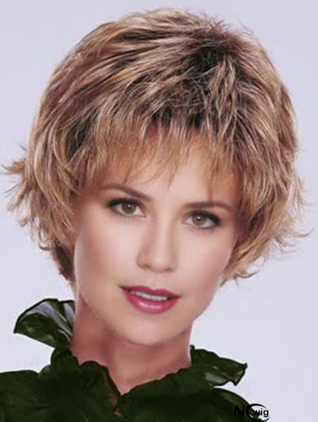 Wavy Layered 6 inch Popular Short Wigs